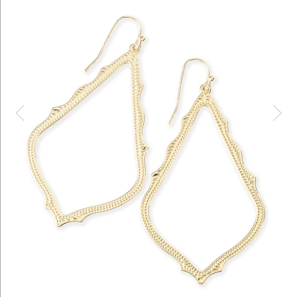 Kendra Scott gold Sophee earrings new